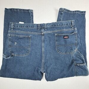 Dickies Men's 44x30 Heavyweight Relaxed Fit Carpenter Workwear Jeans 1993THK GUC